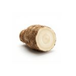 Skåret cikorierod med hvidt kød, naturlig kilde til fructooligosaccharider (FOS)