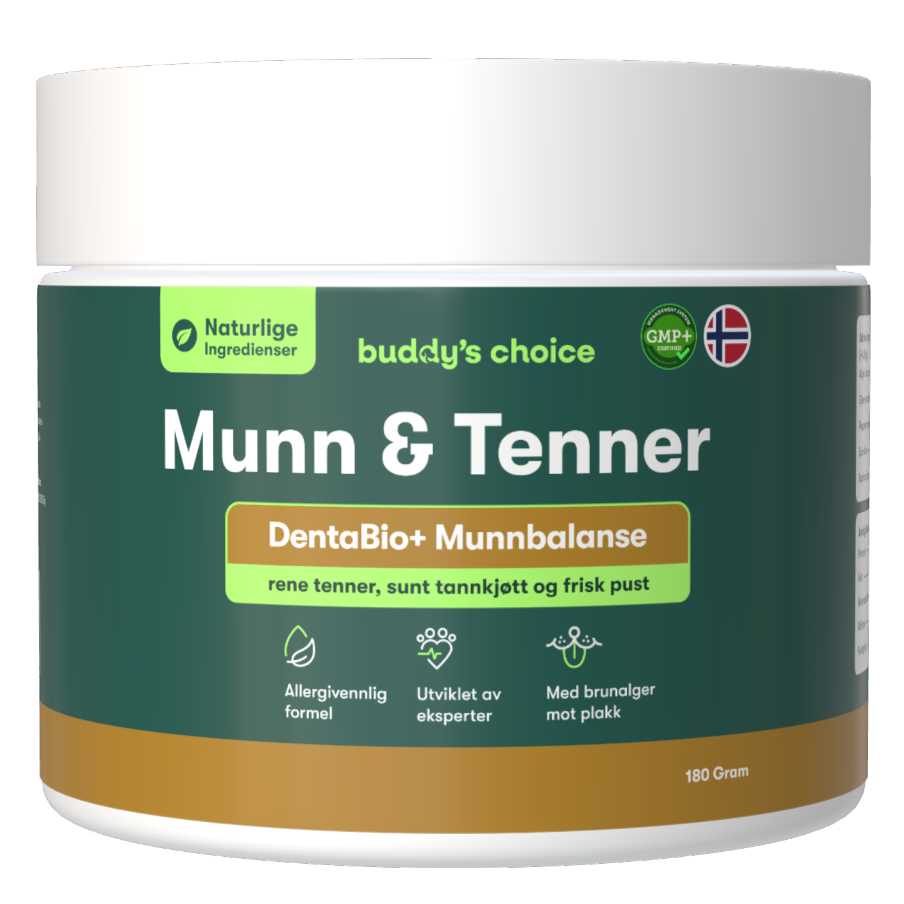 Buddy's Choice Mund & Tænder pulver – tandpleje med naturlige ingredienser for frisk ånde og sundt tandkød